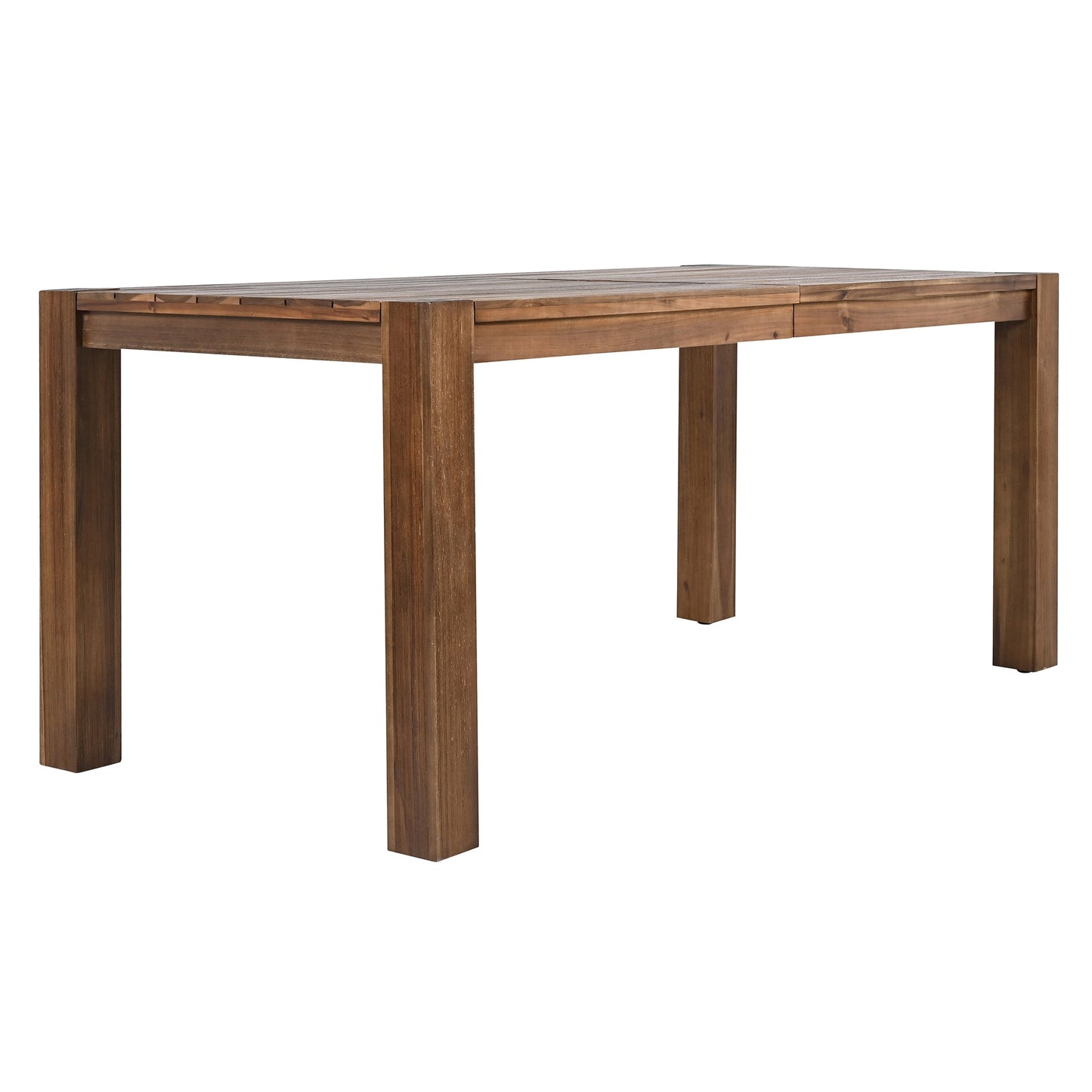 TREXM Patio Table and Chairs Set, Outdoor Dining Set for 6 with Umbrella Hole, 7 Piece Outdoor Patio Furniture Set Wood Frame with Removable Cushion for Garden, Backyard, Lawn, and Poolside - 1st Choice Furniture Direct