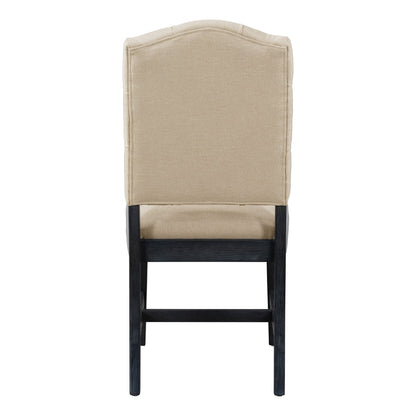 TREXM Retro Style Dining Chair Set with 4 Upholstered Chairs for Dining Room and Living Room (Espresso) - 1st Choice Furniture Direct