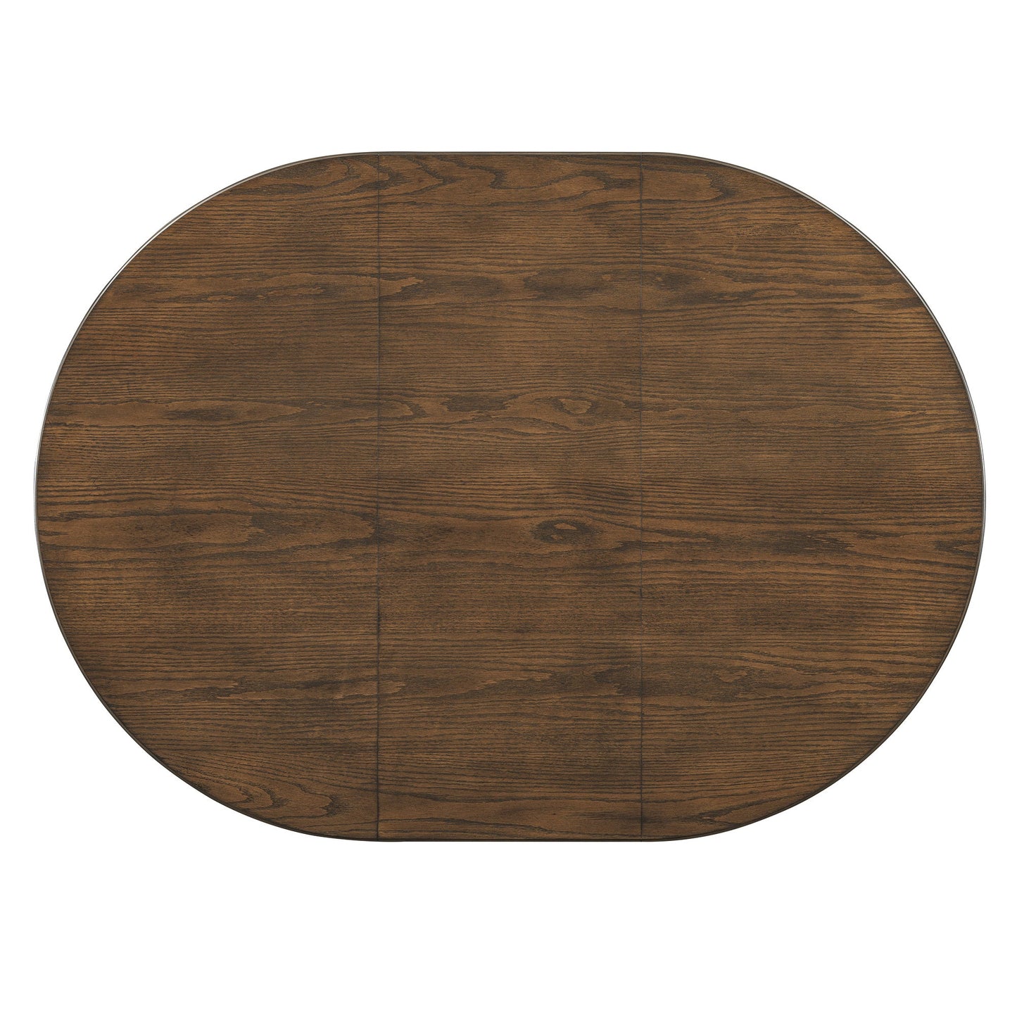 TREXM Round Dining Table for 4 with Chairs Set, Extendable Dining Table Set with 16' Removable Middle Leaf, 5 Piece Retro Dining Table Set Unique Geometric Design for Kitchen, Dining Room (Walnut) - 1st Choice Furniture Direct
