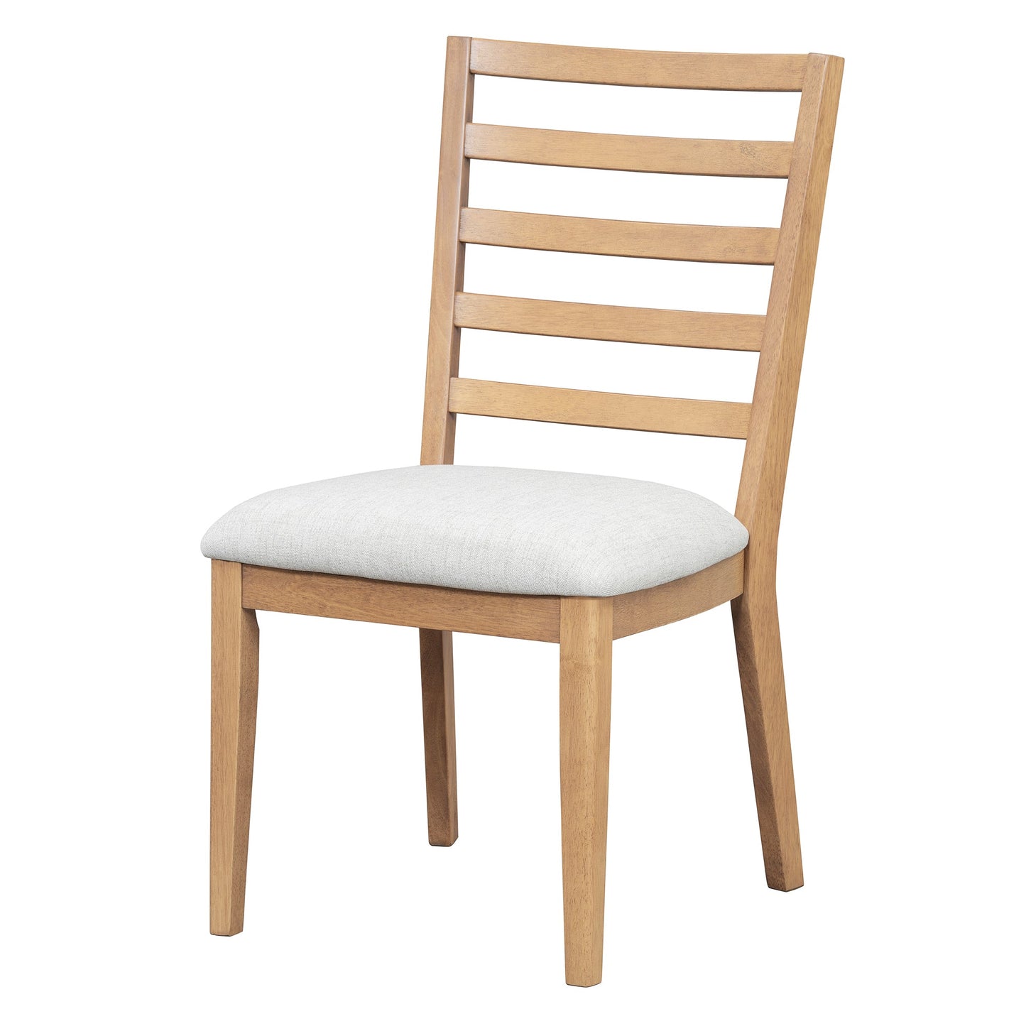 TREXM Round Dining Table for 4 with Chairs Set, Extendable Dining Table Set with 16' Removable Middle Leaf, 5 Piece Retro Dining Table Set Unique Geometric Design for Kitchen, Dining Room (Natural) - 1st Choice Furniture Direct