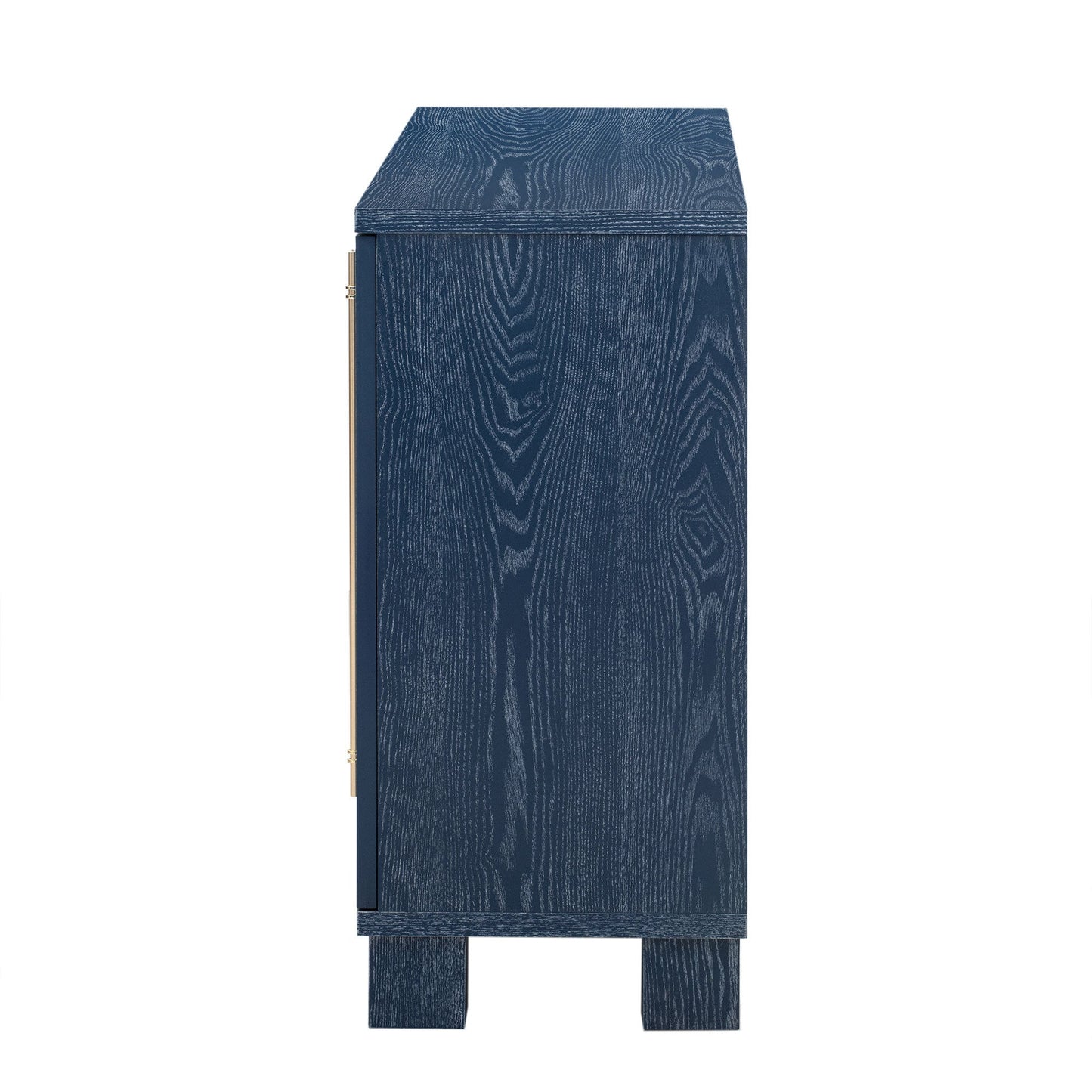 TREXM Sideboard Buffet Cabinet with Storage, Wood Sideboard with Adjustable Shelves and Gold Handles for Kitchen, Dining Room and Living Room (Antique Navy) - 1st Choice Furniture Direct