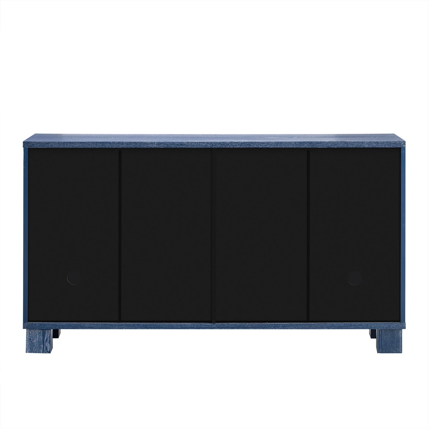 TREXM Sideboard Buffet Cabinet with Storage, Wood Sideboard with Adjustable Shelves and Gold Handles for Kitchen, Dining Room and Living Room (Antique Navy) - 1st Choice Furniture Direct