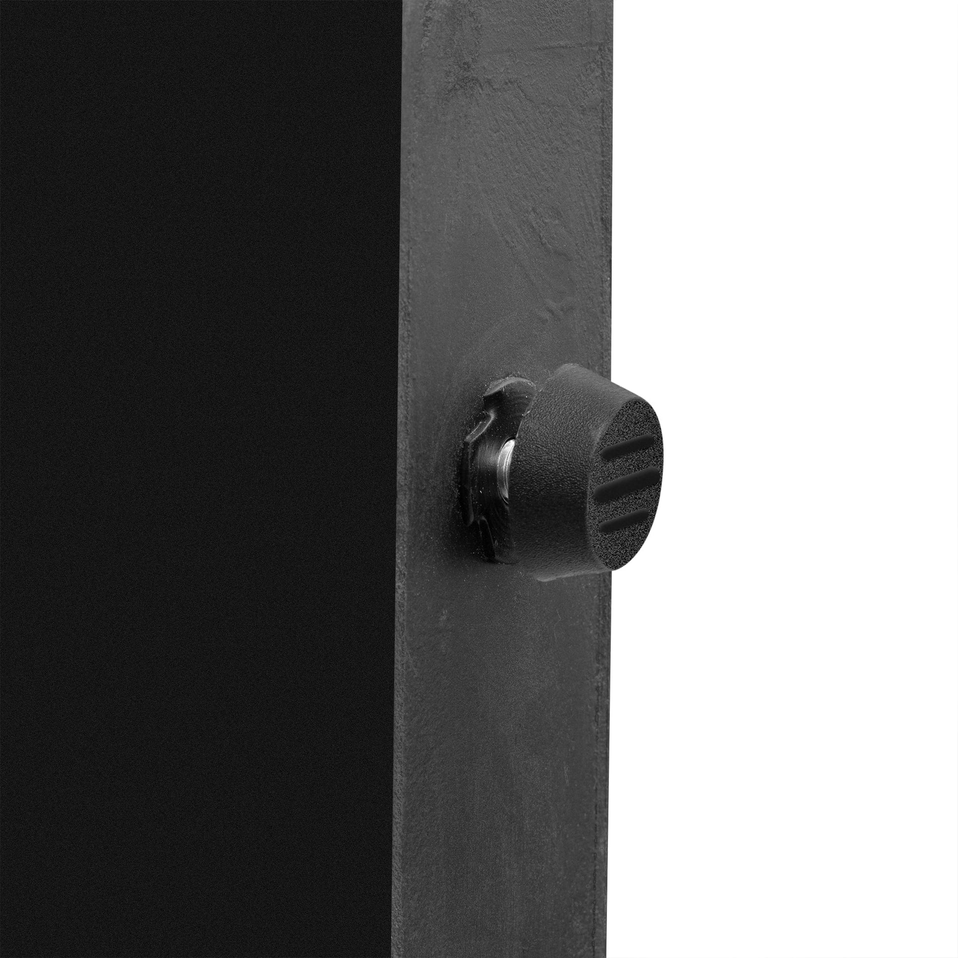 TREXM Unique Retro Silhouette Console Table with Open Style, Two Top Drawers for Entrance, Dinning Room, Living Room (Antique Black) - 1st Choice Furniture Direct