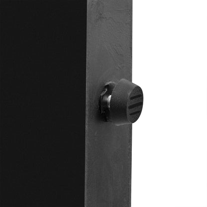 TREXM Unique Retro Silhouette Console Table with Open Style, Two Top Drawers for Entrance, Dinning Room, Living Room (Antique Black) - 1st Choice Furniture Direct