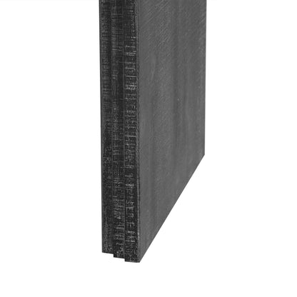 TREXM Unique Retro Silhouette Console Table with Open Style, Two Top Drawers for Entrance, Dinning Room, Living Room (Antique Black) - 1st Choice Furniture Direct