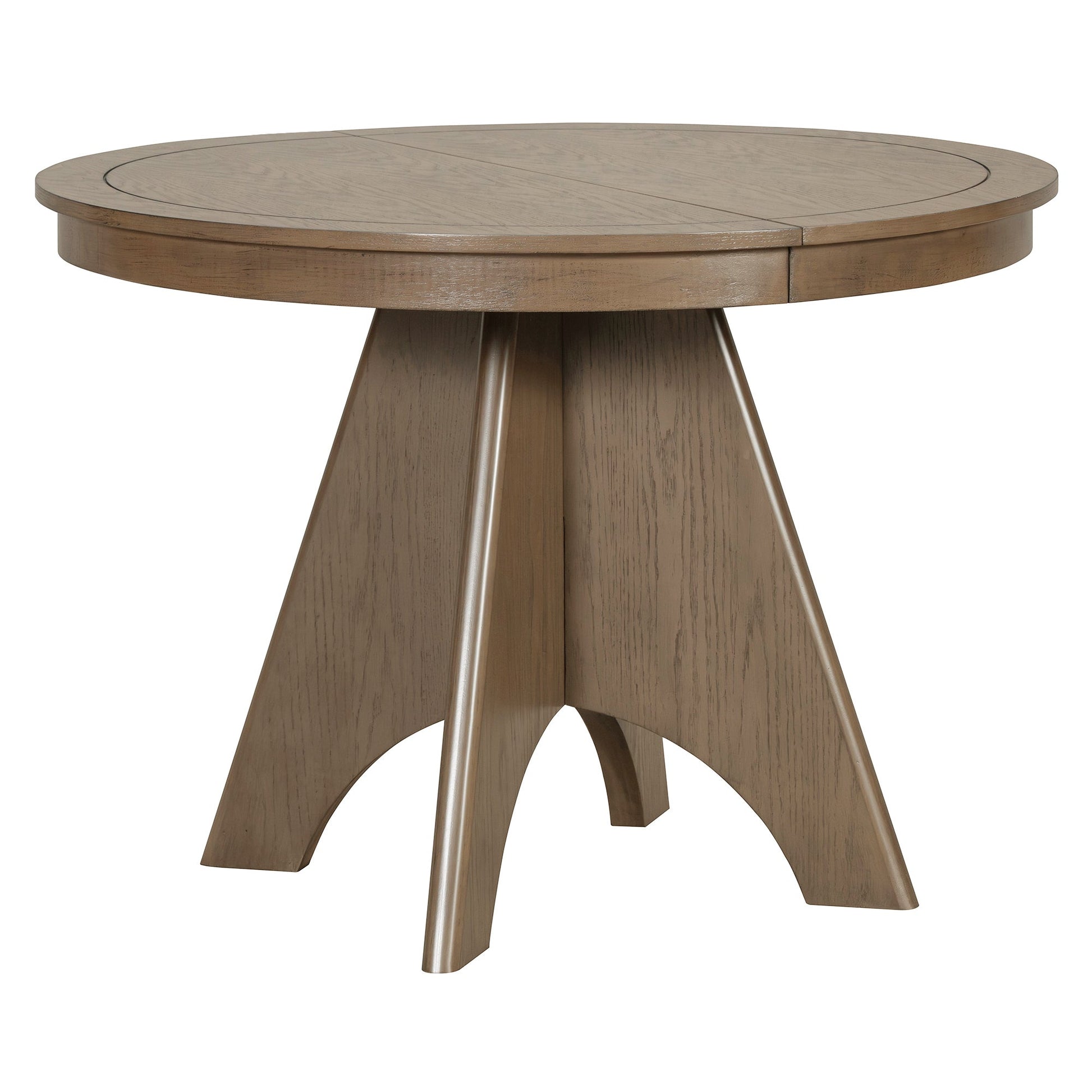 TREXM Vintage Extendable Dining Table for 4 - 6, 42 to 58 - Inch Rustic Farmhouse Kitchen Table with Distressed Finish and Sturdy Crossed Legs (Espresso) - 1st Choice Furniture Direct