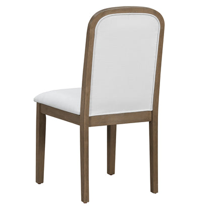 TREXM Vintage Style Dining Chair Set with 4 Upholstered Chairs for Dining Room and Living Room (Espresso) - 1st Choice Furniture Direct