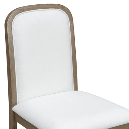 TREXM Vintage Style Dining Chair Set with 4 Upholstered Chairs for Dining Room and Living Room (Espresso) - 1st Choice Furniture Direct