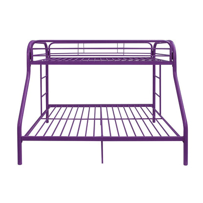 Tritan Purple Finish Twin/Full Bunk Bed - 1st Choice Furniture Direct