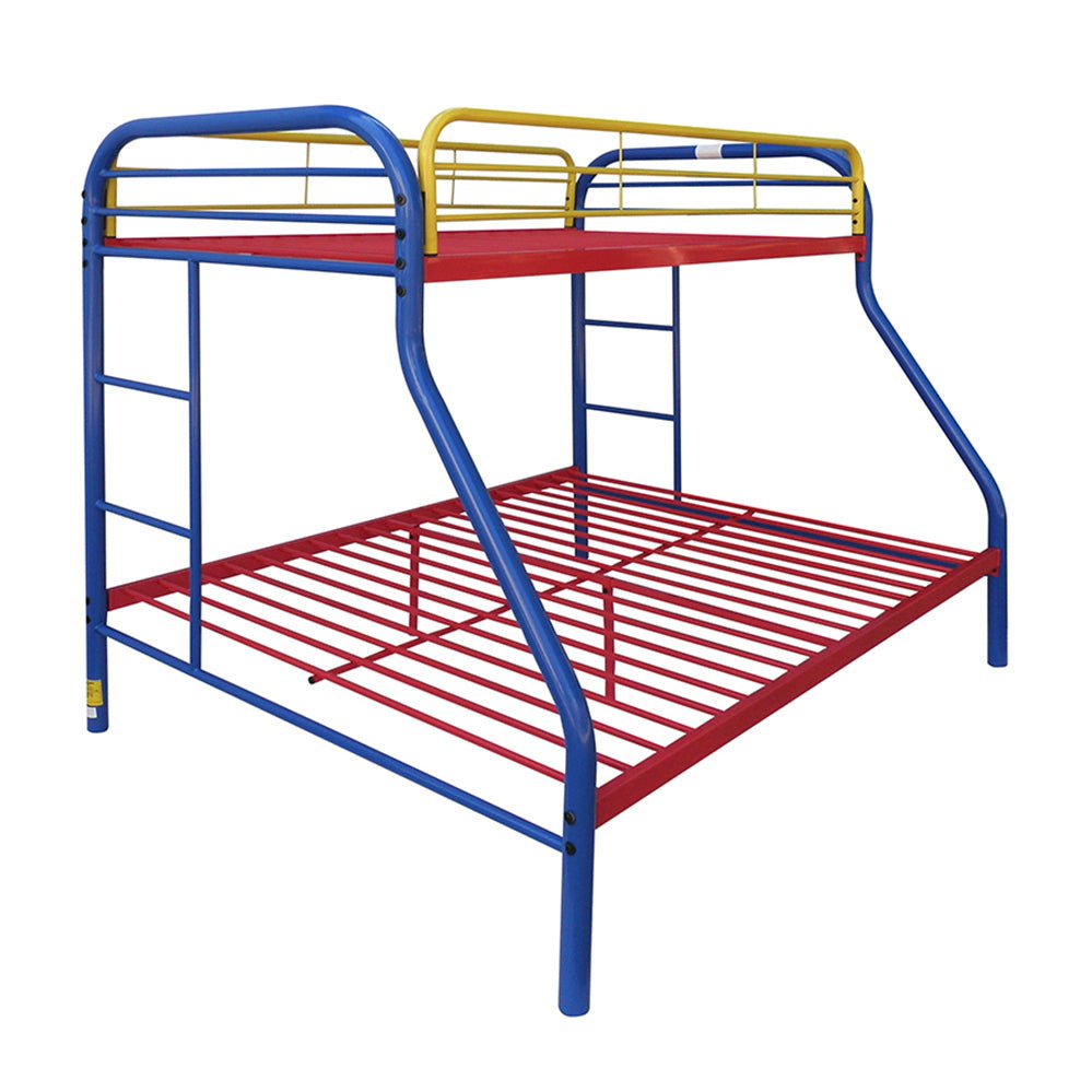 Tritan Rainbow Finish Twin/Full Bunk Bed - 1st Choice Furniture Direct