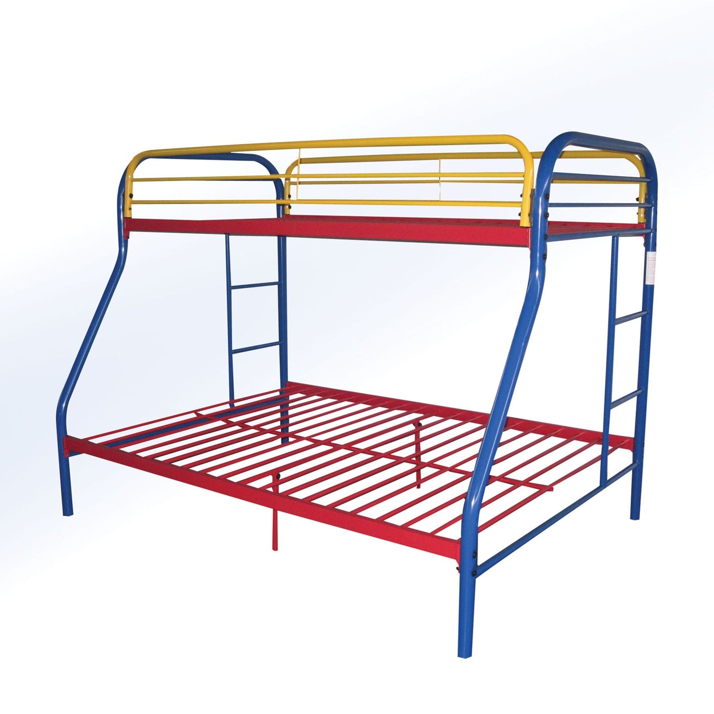 Tritan Rainbow Finish Twin/Full Bunk Bed - 1st Choice Furniture Direct