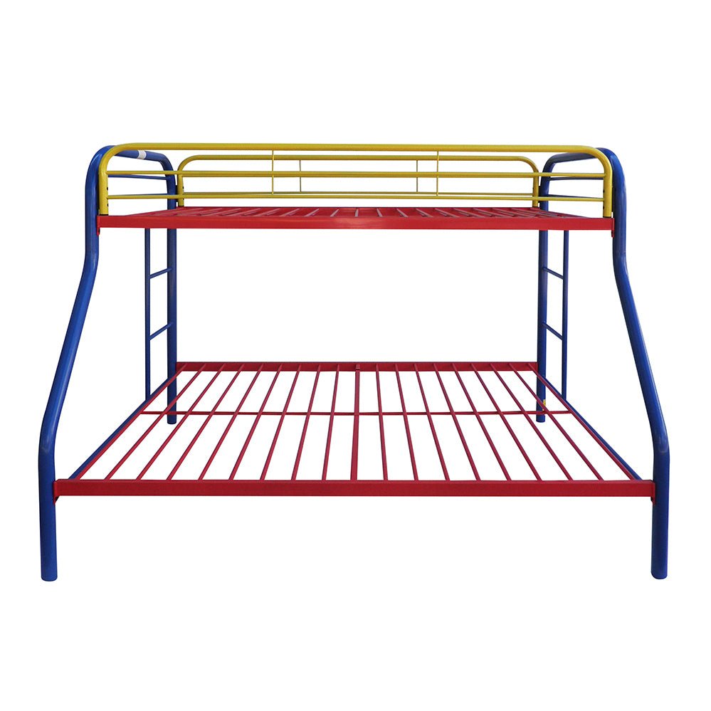 Tritan Rainbow Finish Twin/Full Bunk Bed - 1st Choice Furniture Direct
