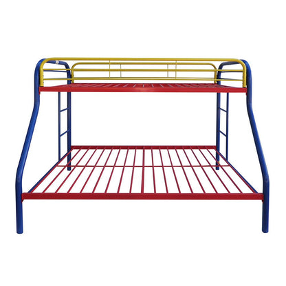 Tritan Rainbow Finish Twin/Full Bunk Bed - 1st Choice Furniture Direct