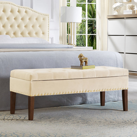 Tufted Bench with Storage - 1st Choice Furniture Direct