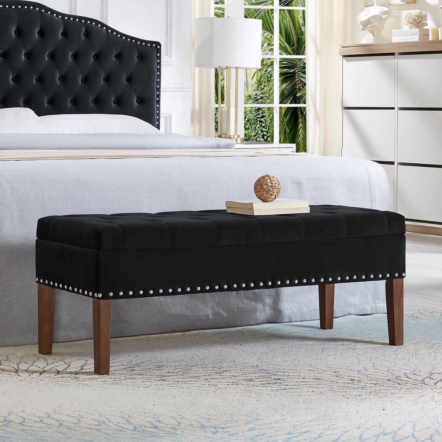 Tufted Bench with Storage - 1st Choice Furniture Direct