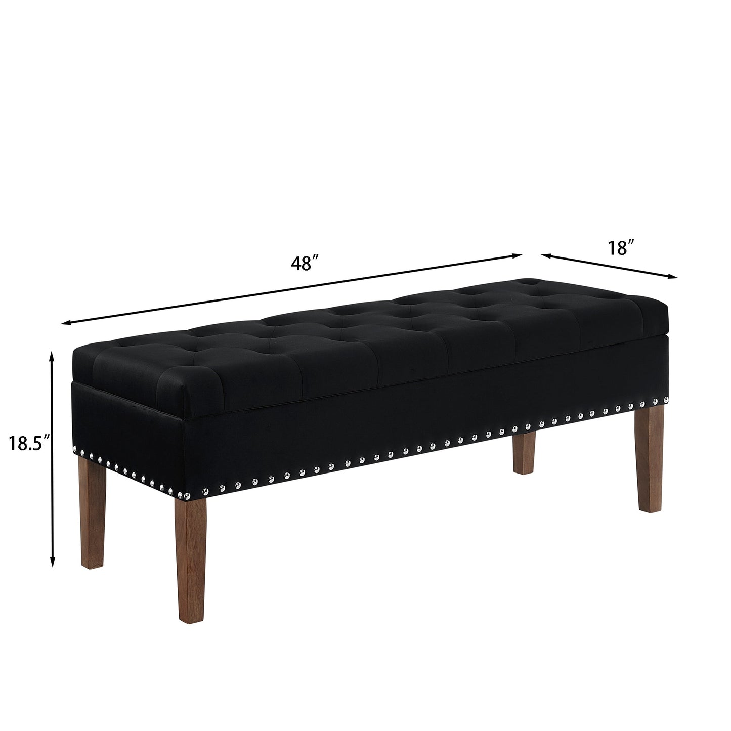 Tufted Bench with Storage - 1st Choice Furniture Direct