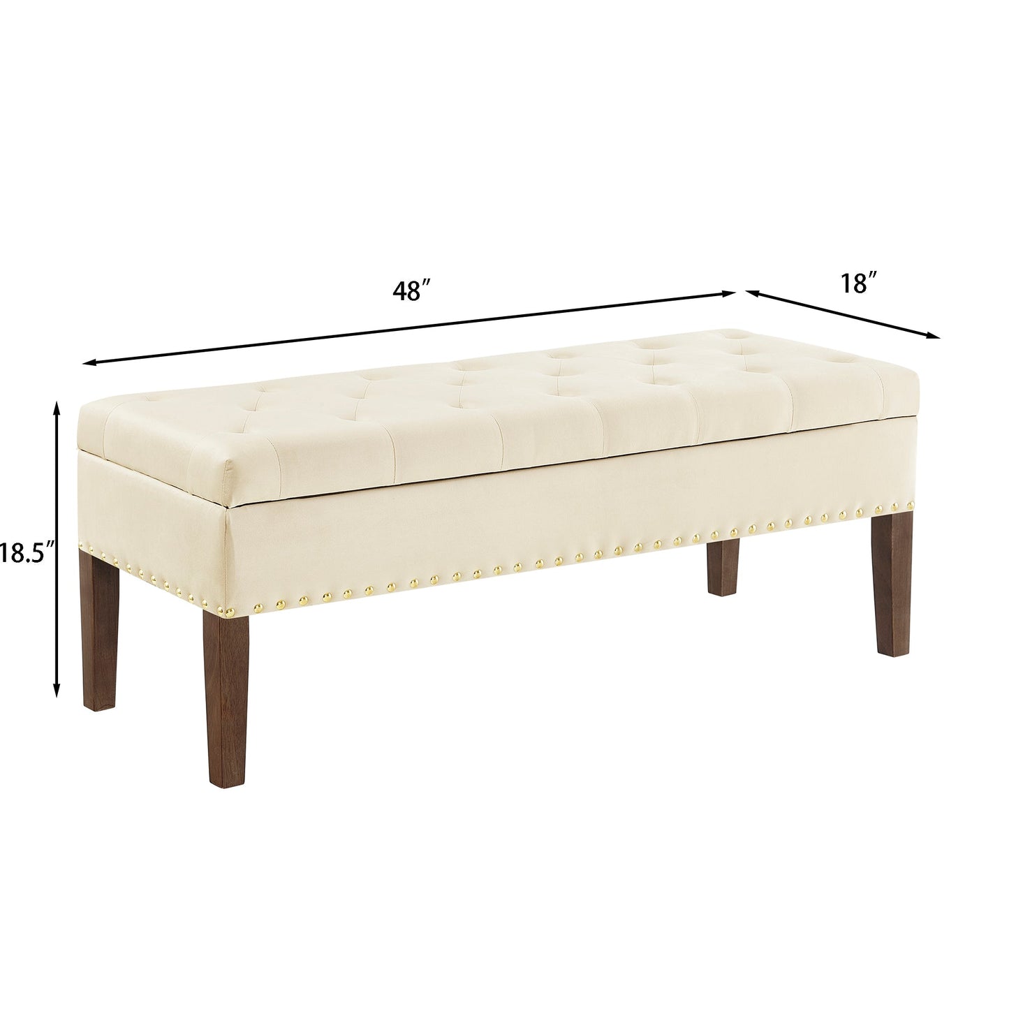 Tufted Bench with Storage - 1st Choice Furniture Direct