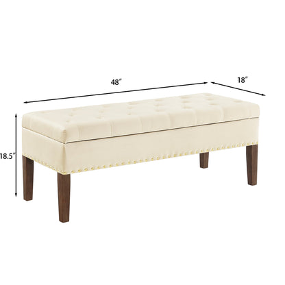 Tufted Bench with Storage - 1st Choice Furniture Direct