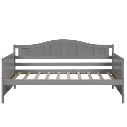 Twin Wooden Daybed with 2 drawers, Sofa Bed for Bedroom Living Room,No Box Spring Needed,Gray - 1st Choice Furniture Direct