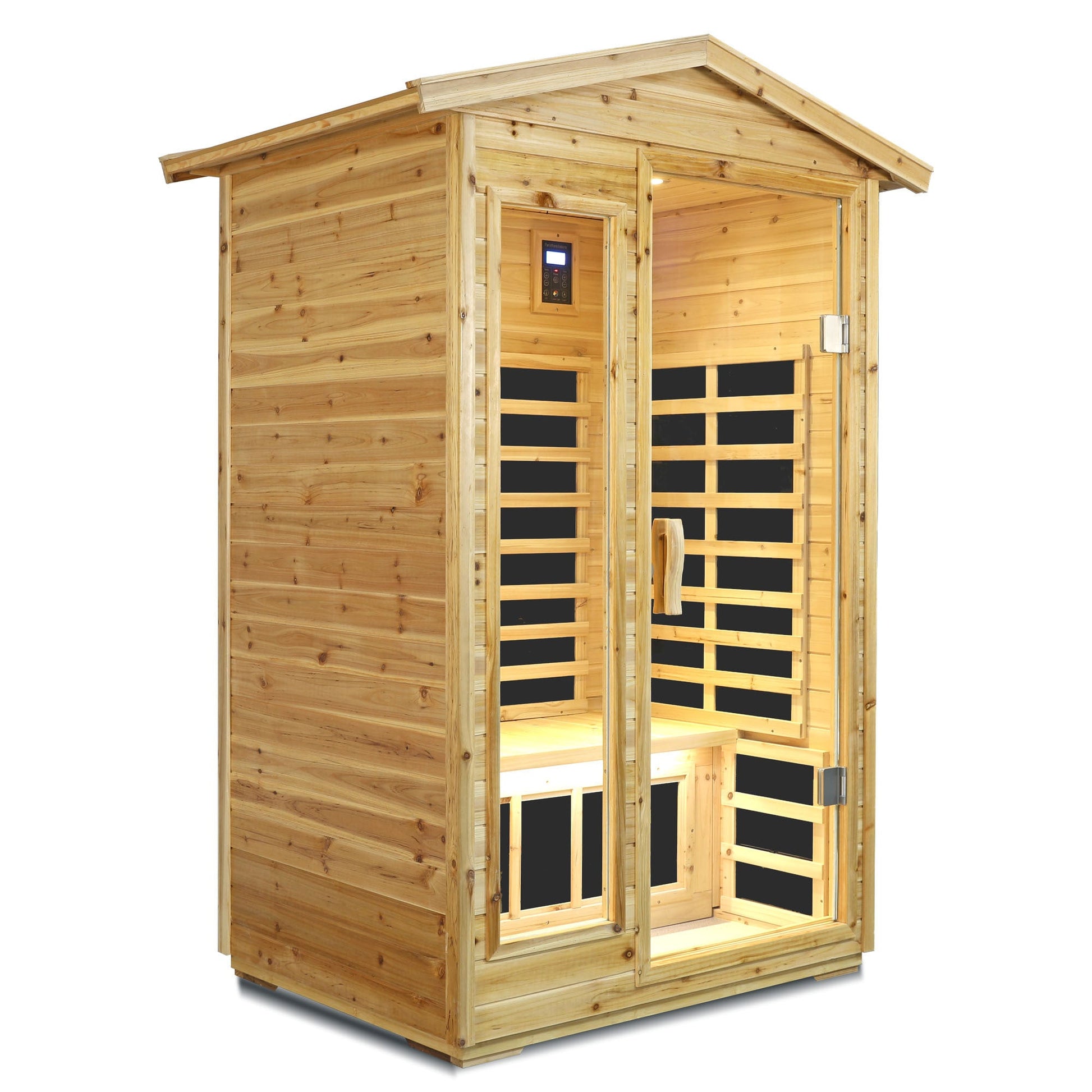 Two person Far infrared old fir outdoor sauna room - 1st Choice Furniture Direct