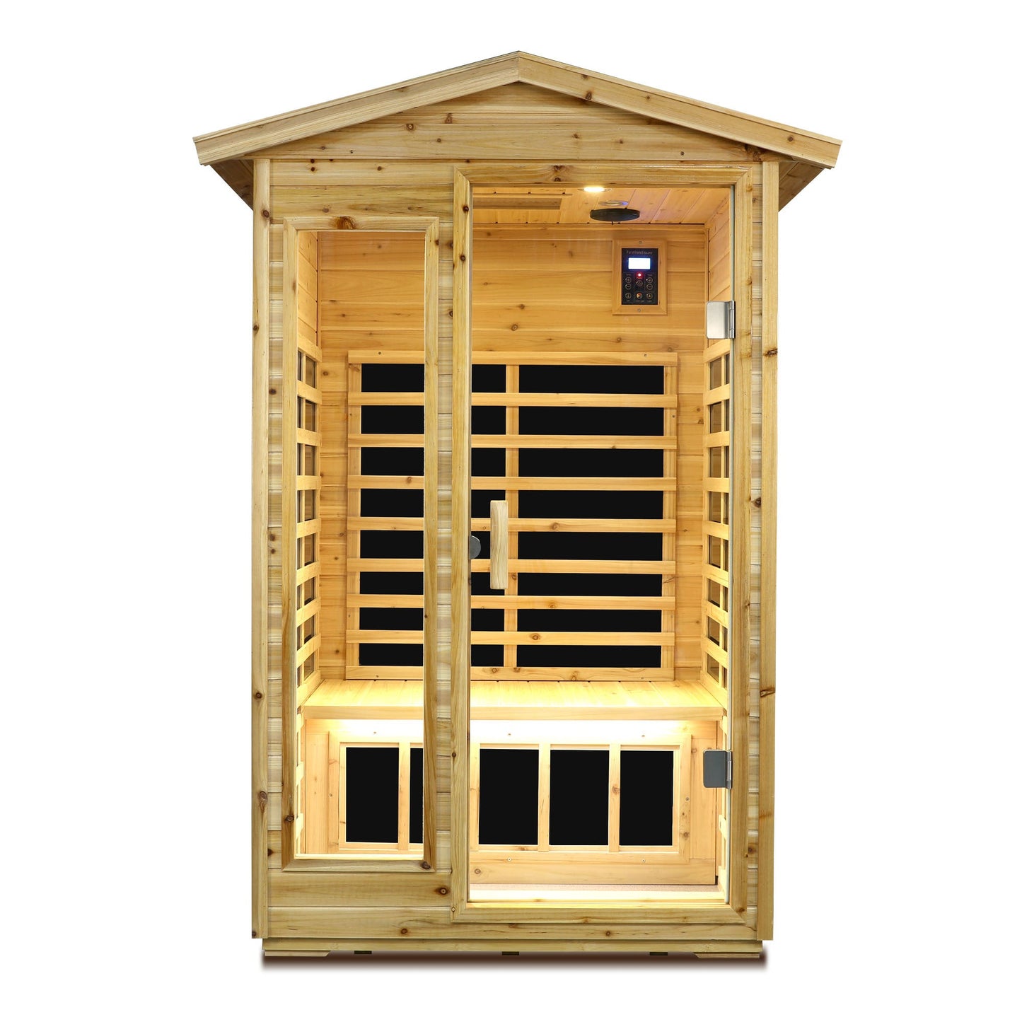 Two person Far infrared old fir outdoor sauna room - 1st Choice Furniture Direct