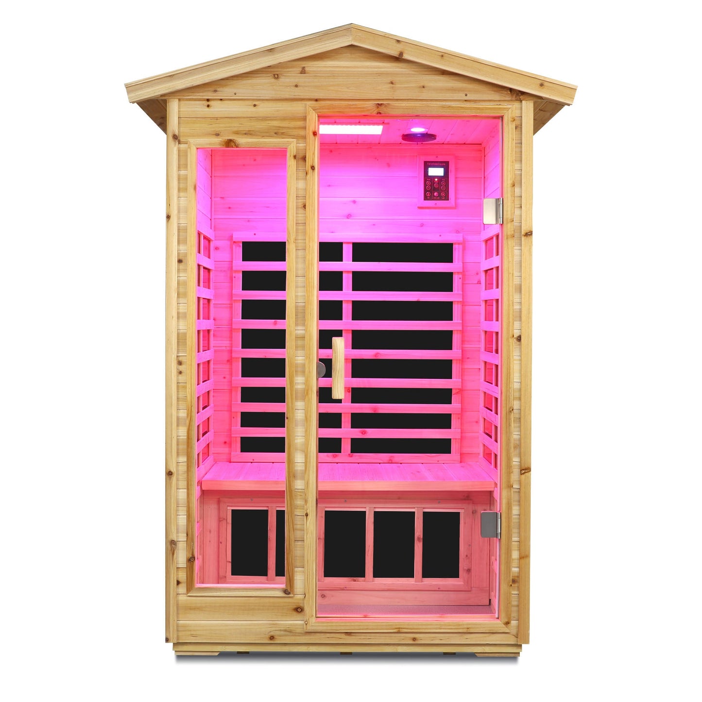 Two person Far infrared old fir outdoor sauna room - 1st Choice Furniture Direct