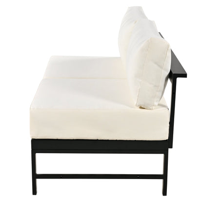 U - shaped multi - person outdoor sofa set, suitable for gardens, backyards, and balconies. - 1st Choice Furniture Direct