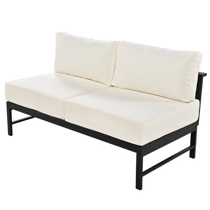 U - shaped multi - person outdoor sofa set, suitable for gardens, backyards, and balconies. - 1st Choice Furniture Direct
