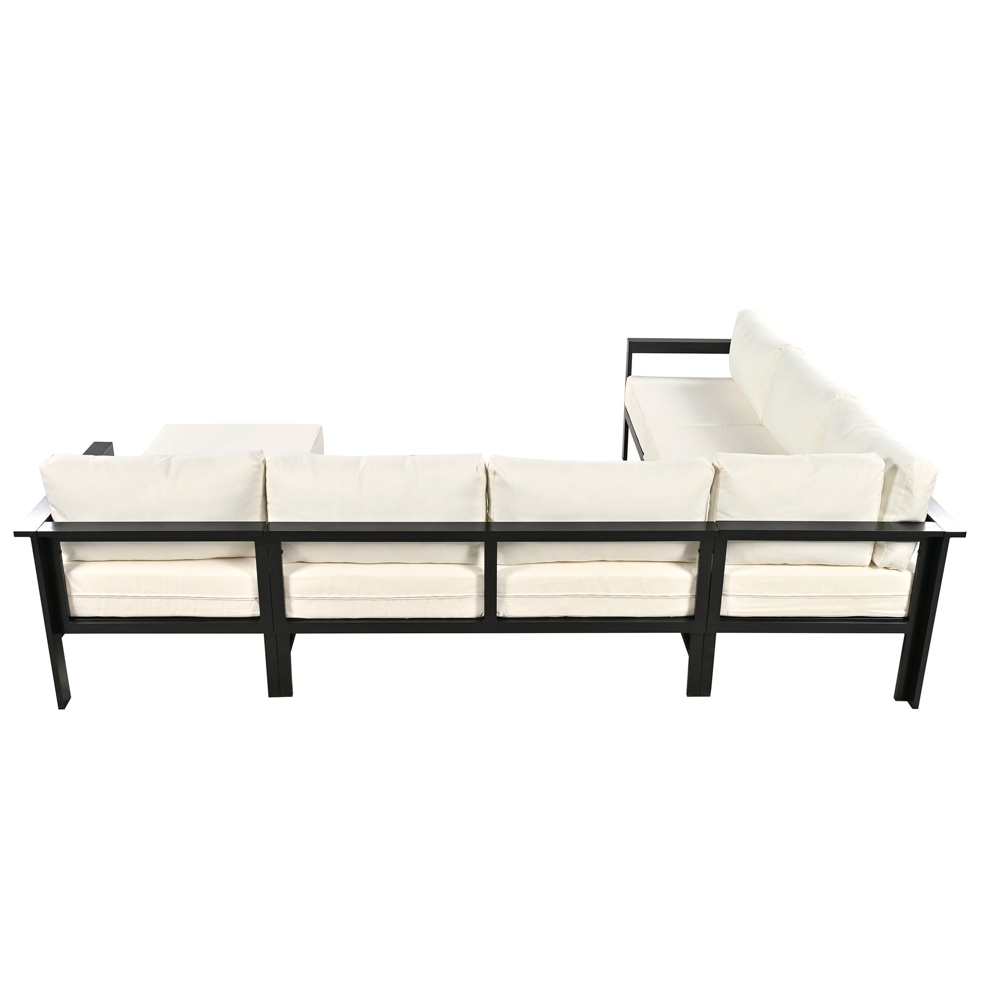 U - shaped multi - person outdoor sofa set, suitable for gardens, backyards, and balconies. - 1st Choice Furniture Direct
