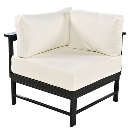 U - shaped multi - person outdoor sofa set, suitable for gardens, backyards, and balconies. - 1st Choice Furniture Direct