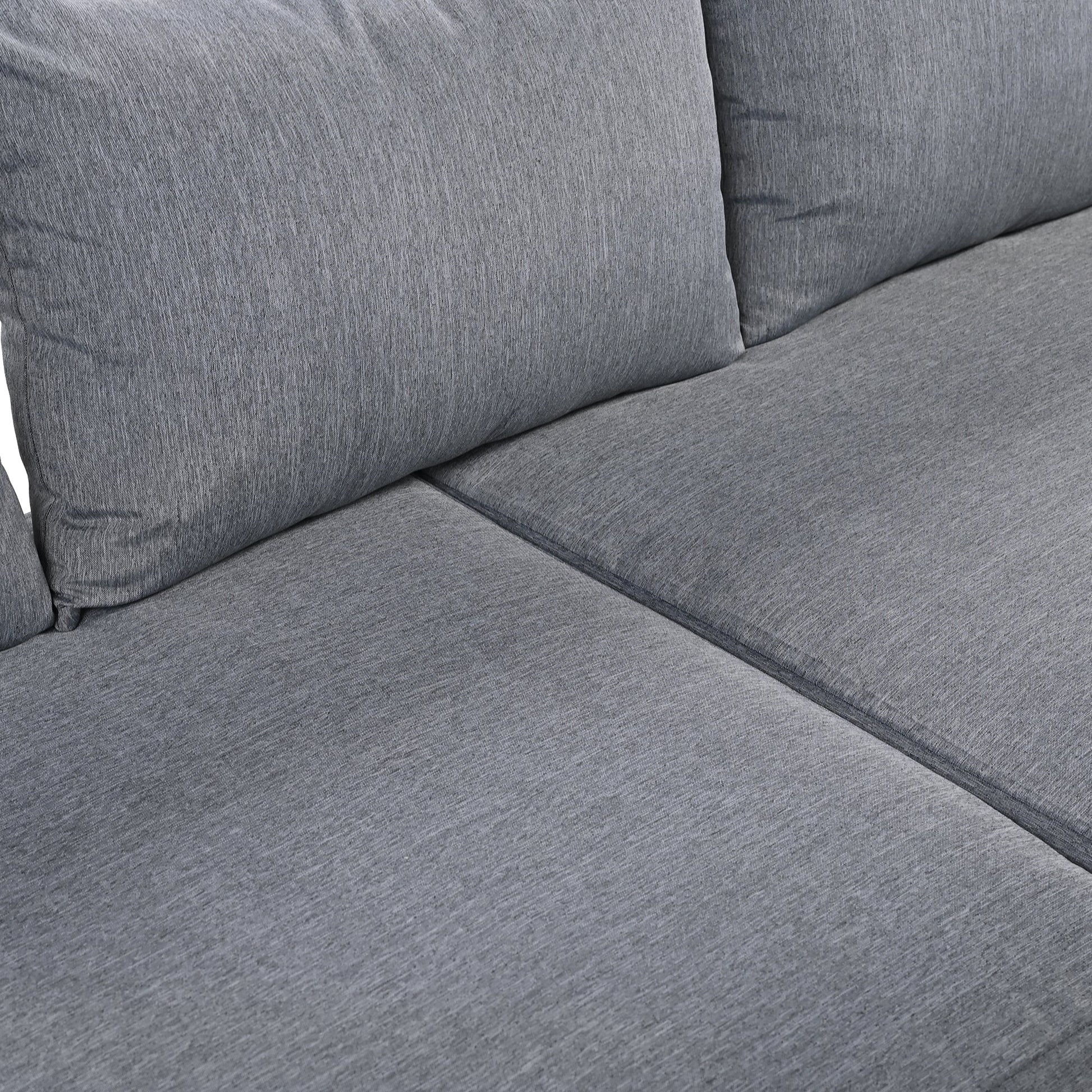 U_Style Multi - person Outdoor Steel Sofa Set, Waterproof, Anti - rust and Anti - uv, Suitable for Gardens and Lawns - 1st Choice Furniture Direct