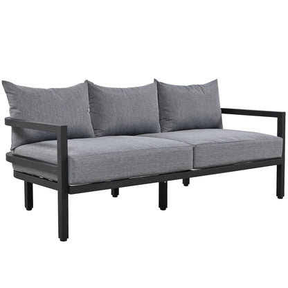 U_Style Multi - person Outdoor Steel Sofa Set, Waterproof, Anti - rust and Anti - uv, Suitable for Gardens and Lawns - 1st Choice Furniture Direct