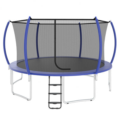 UB 14FT trampoline inner safetynet with powder coating - Blue - Pumpkin - A+B - 1st Choice Furniture Direct