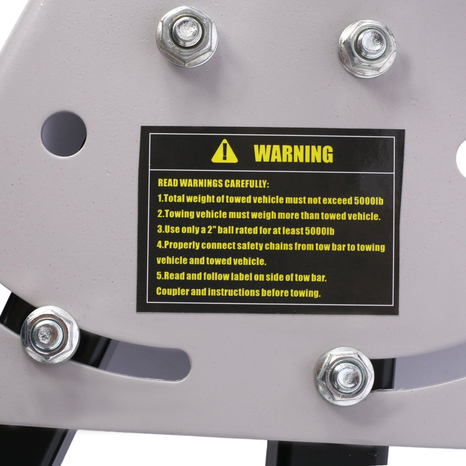 Universal RV Tow Bar 5,000 lbs Capacity | Flat & Dinghy Towing with 2” Coupler - 1st Choice Furniture Direct