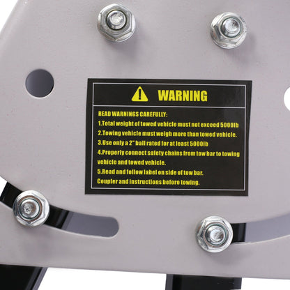 Universal RV Tow Bar 5,000 lbs Capacity | Flat & Dinghy Towing with 2” Coupler - 1st Choice Furniture Direct