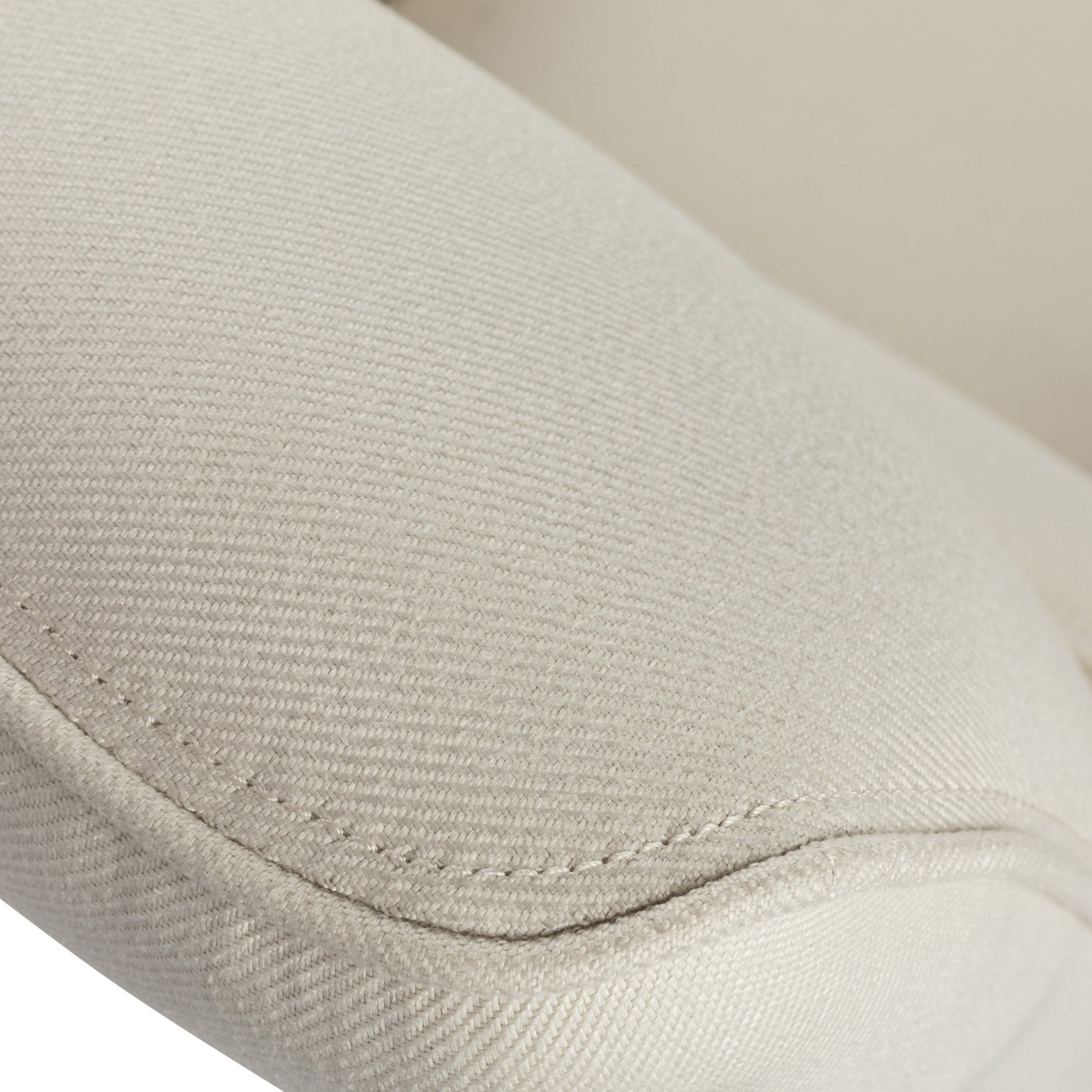Upholstered Push Recliner Chair with Rubber Wood Legs in Beige Fabric for Living Room or Bedroom - 1st Choice Furniture Direct
