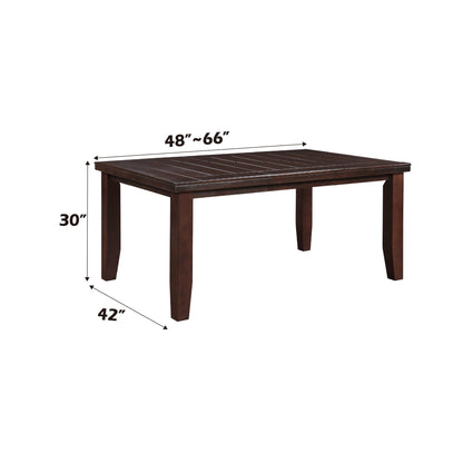 Urbana Cherry Finish Dining Table - 1st Choice Furniture Direct