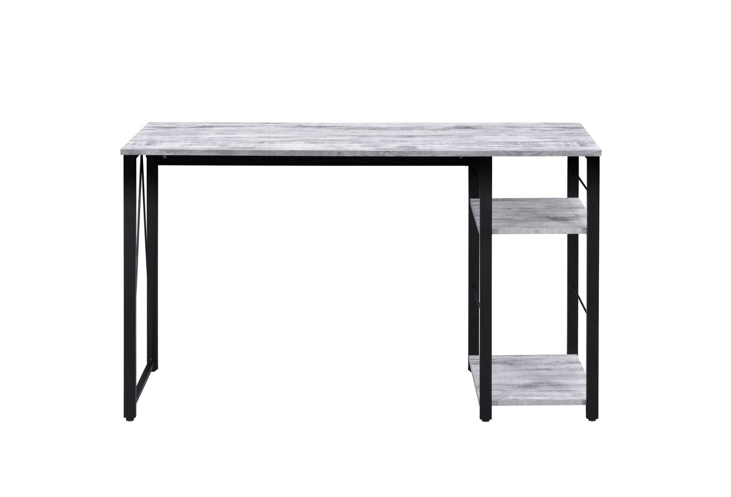 Vadna Antique White & Black Finish Writing Desk - 1st Choice Furniture Direct
