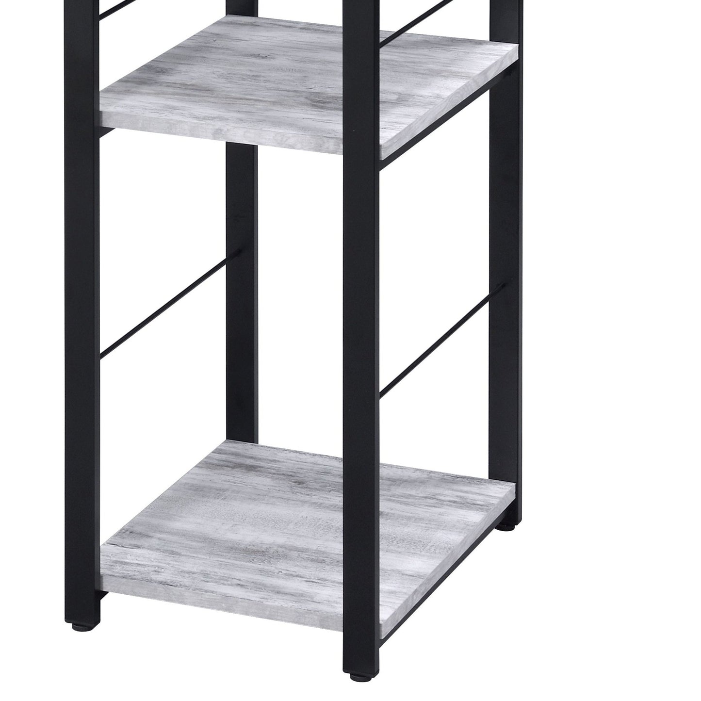 Vadna Antique White & Black Finish Writing Desk - 1st Choice Furniture Direct