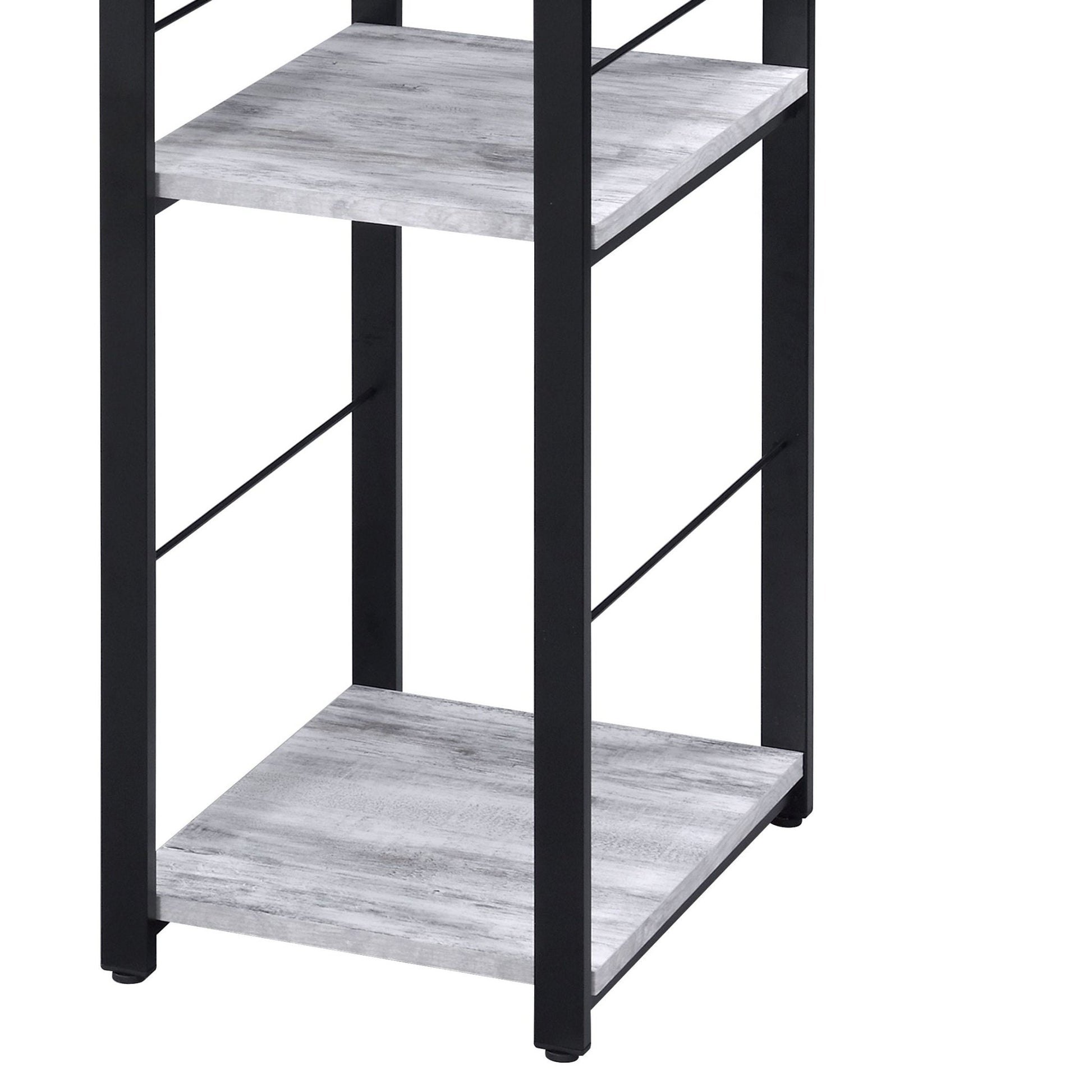 Vadna Antique White & Black Finish Writing Desk - 1st Choice Furniture Direct