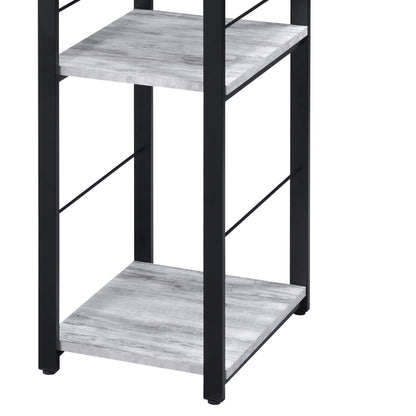 Vadna Antique White & Black Finish Writing Desk - 1st Choice Furniture Direct
