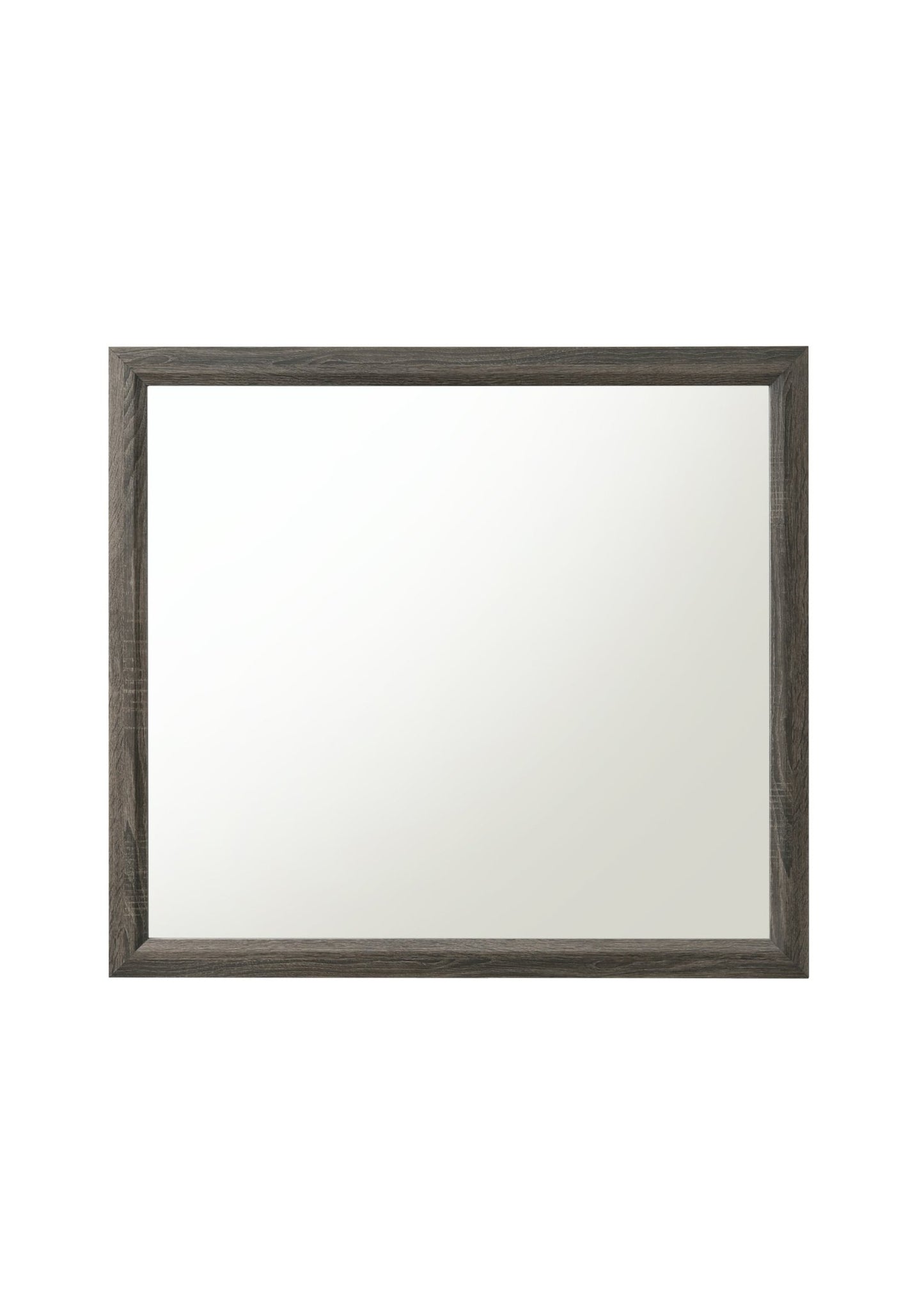 Valdemar Weathered Gray Finish Mirror - 1st Choice Furniture Direct