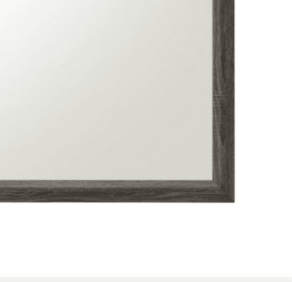 Valdemar Weathered Gray Finish Mirror - 1st Choice Furniture Direct