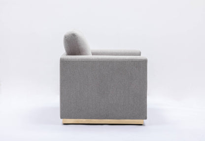 Valin Gray Linen Sofa for Living Room, Meeting Room and Small Apartment - 1st Choice Furniture Direct