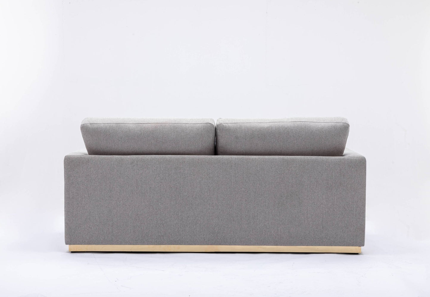 Valin Gray Linen Sofa for Living Room, Meeting Room and Small Apartment - 1st Choice Furniture Direct