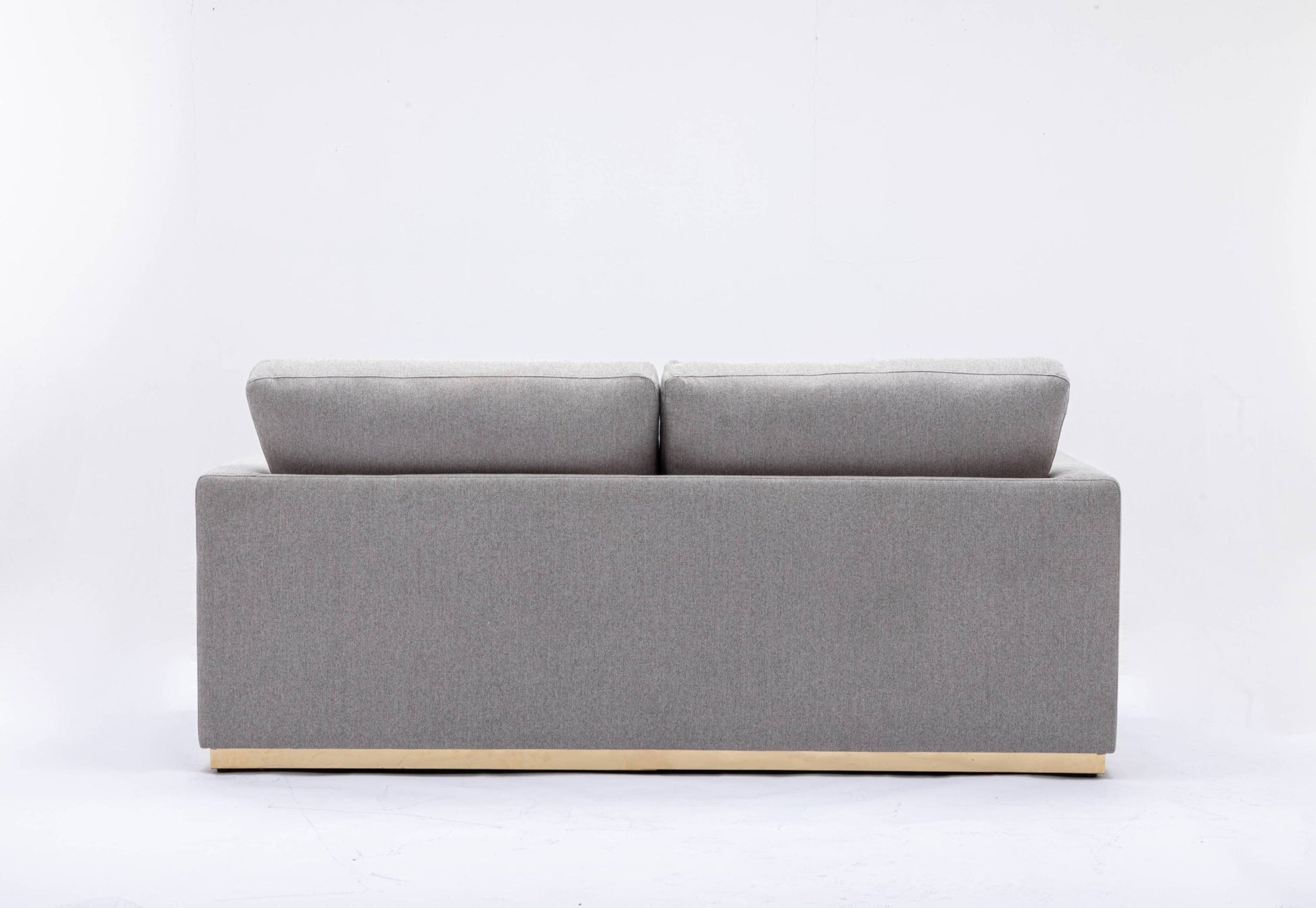 Valin Gray Linen Sofa for Living Room, Meeting Room and Small Apartment - 1st Choice Furniture Direct