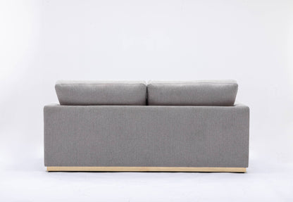Valin Gray Linen Sofa for Living Room, Meeting Room and Small Apartment - 1st Choice Furniture Direct