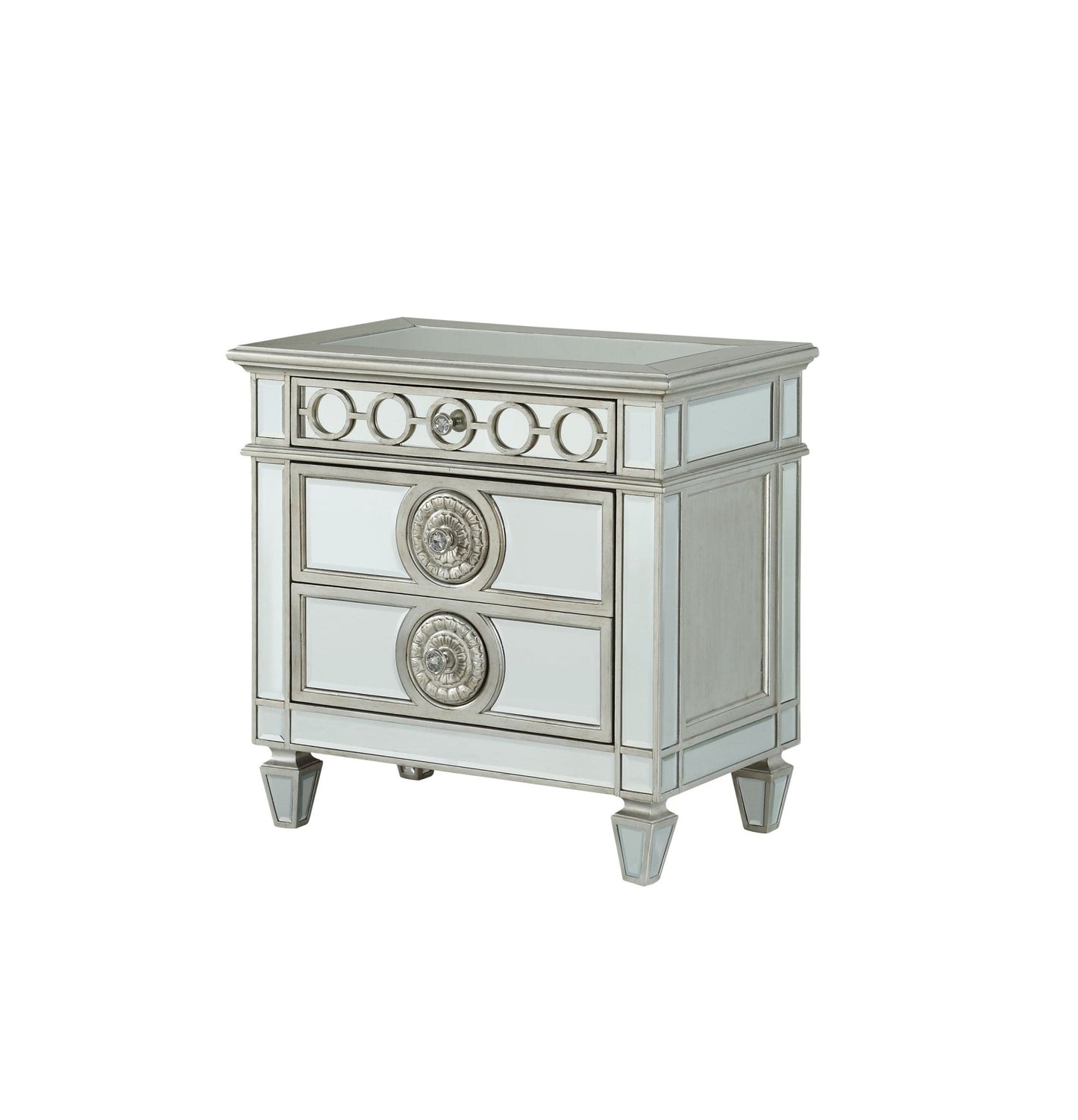 Varian Mirrored Nightstand - 1st Choice Furniture Direct