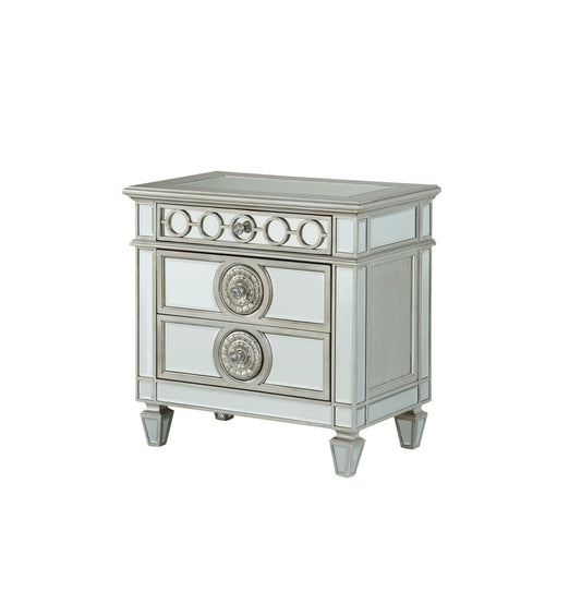 Varian Mirrored Nightstand - 1st Choice Furniture Direct
