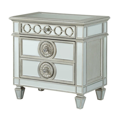 Varian Mirrored Nightstand - 1st Choice Furniture Direct